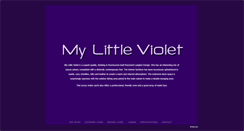 Desktop Screenshot of mylittleviolet.net