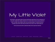 Tablet Screenshot of mylittleviolet.net